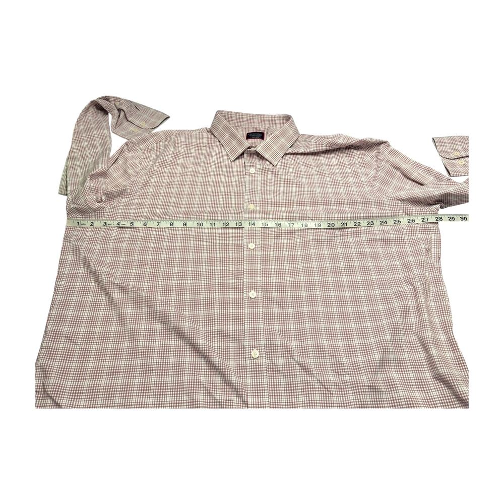 UNTUCKit Beckman Regular Fit Button Down Shirt 3XL Red Plaid - Picture 12 of 16
